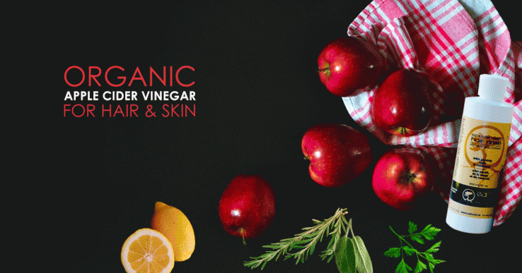 organic apple cider vinegar cures scalp and skin ailments