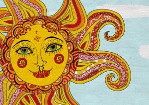 sun illustration