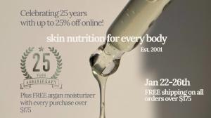 25th anniversary sale