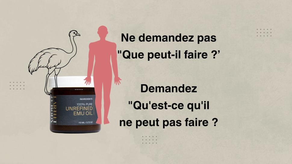 l'huile d'émeu 